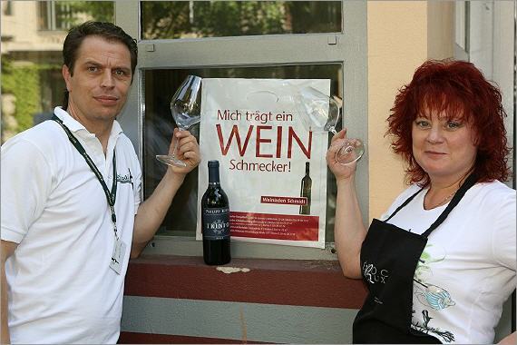 Im Weinladen Prenzlauer Berg beraten Sie gerne Peter Groboljsek und Gitte Witt 