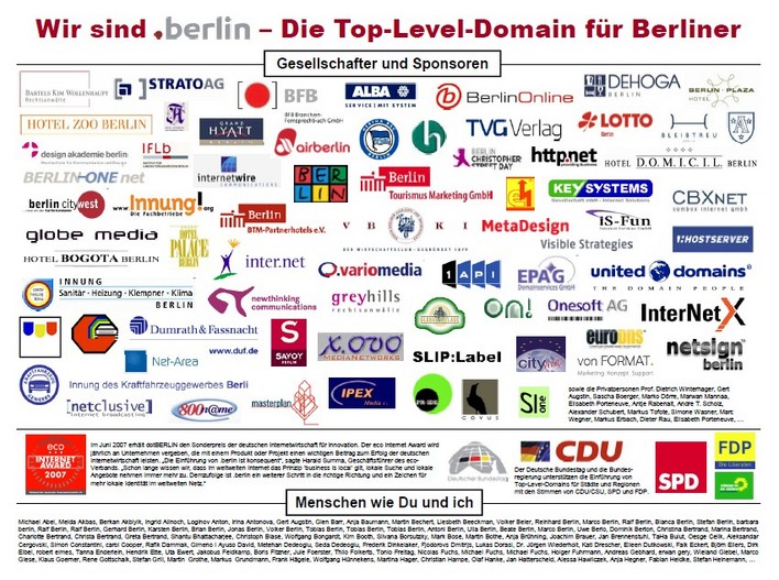 Wir sind dotBERLIN.