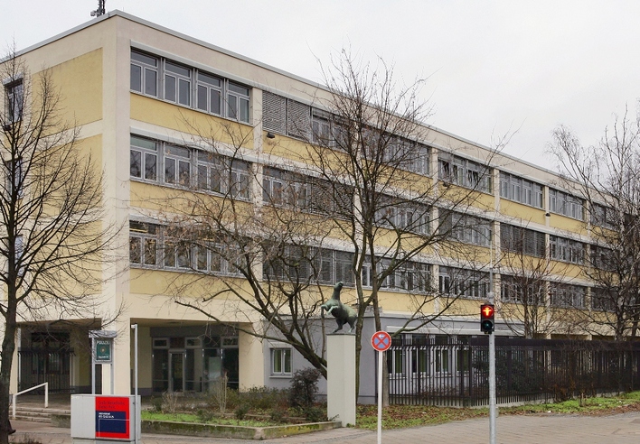 Polizeiabschnitt 21 in der Moritzstraße in Berlin-Spandau